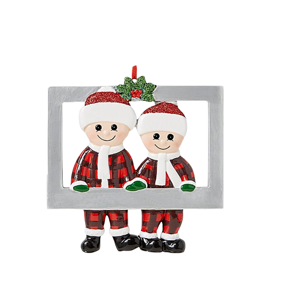 DIY Christmas Family Pendant Decorations for Home