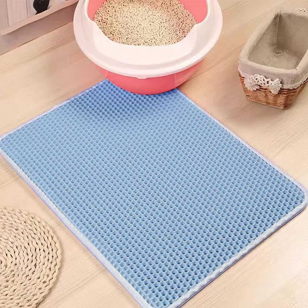 Waterproof Double Layer Cat Litter Mat Non-Slip Scratch Pad