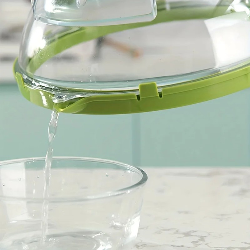 10 Inch Clear Microwave Splatter Cover with Water Steamer and Handle