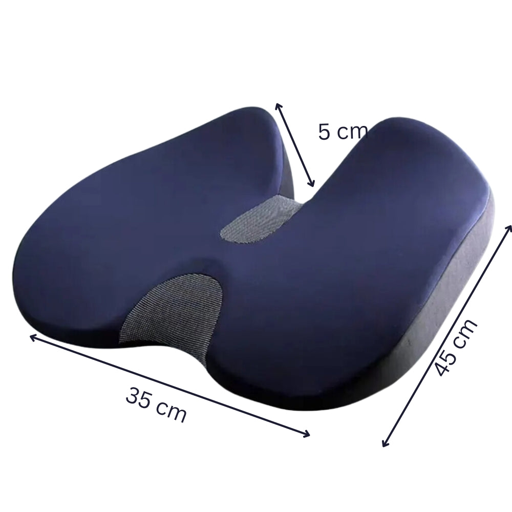Memory Foam Seat Cushion Non Slip Car Seat and Chair Comfort