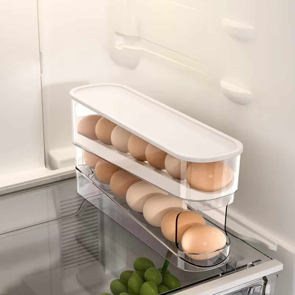 2 Tier Fridge Egg Storage Box