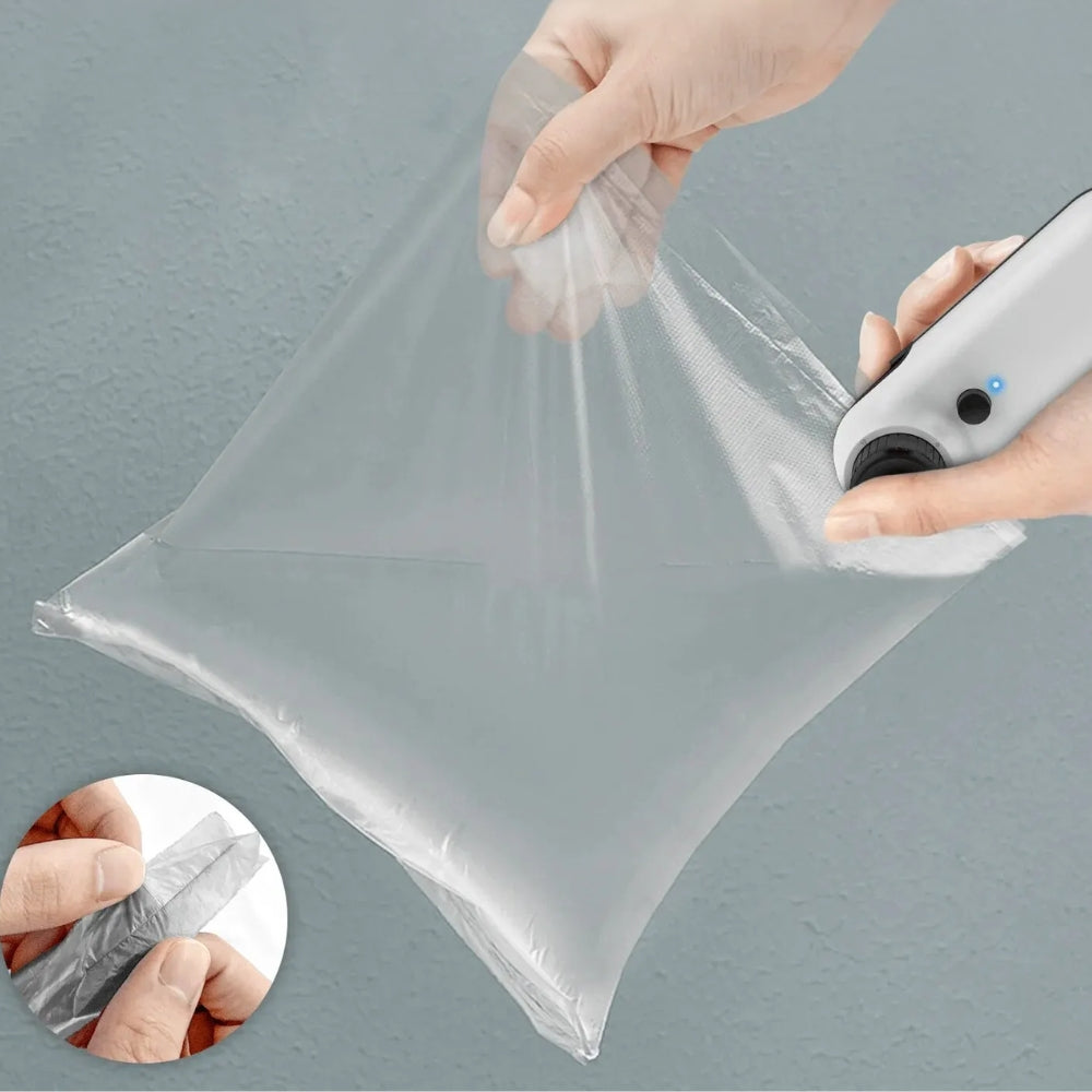 2 In 1 USB Rechargeable Snack Sealer Clip Bag Mini Heat Sealer