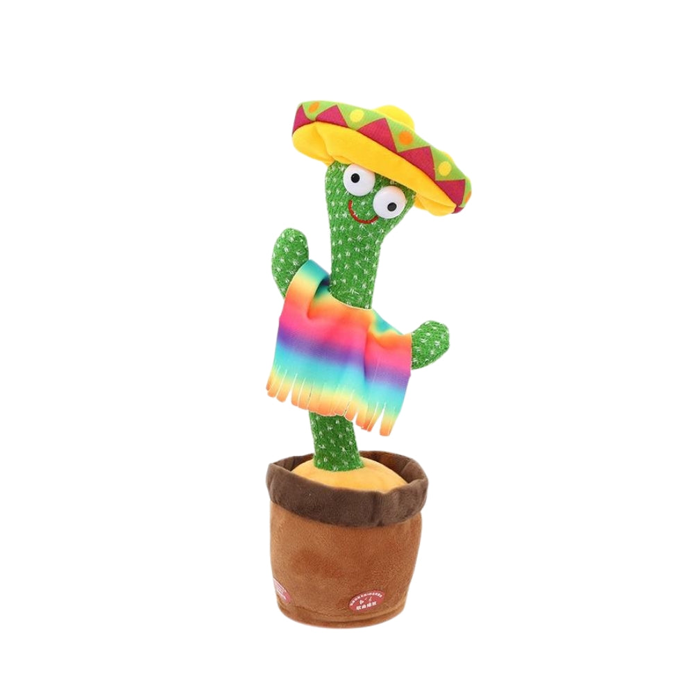 Rechargeable Dancer Cactus Glowing Dancing Electronic Plush Toy