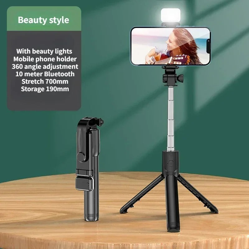 Selfie Stick Wireless Bluetooth Tripod Stand