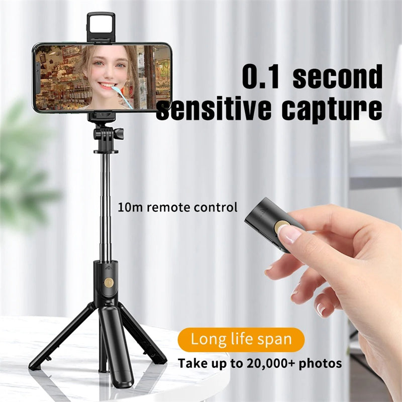 Selfie Stick Wireless Bluetooth Tripod Stand