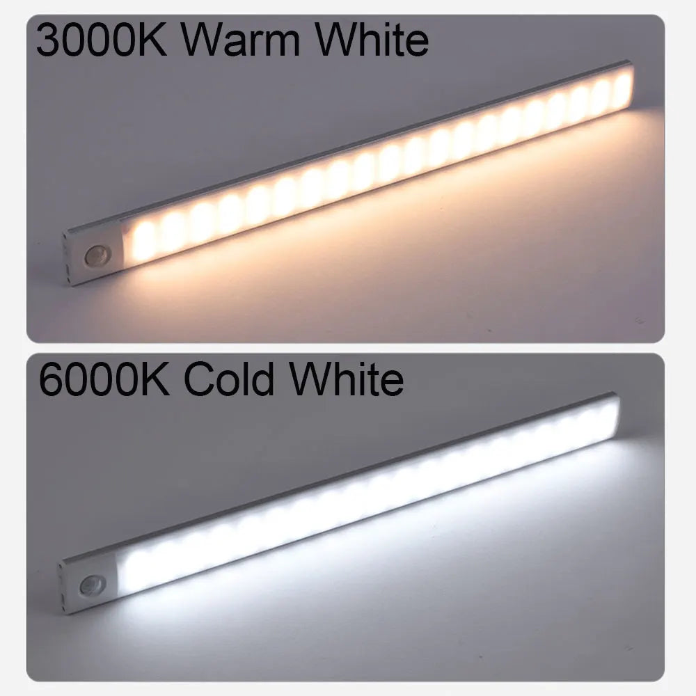 Motion Sensor USB Rechargeable Wireless Lamp Under Cabinet LED Lights