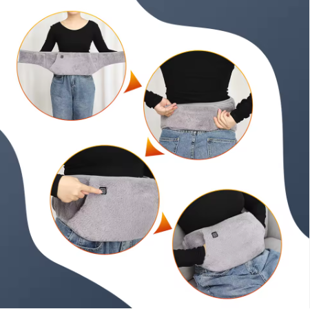 USB Hand Warmer Uterus Warming Belt Electric Graphene Heated Hand Waist Abdomen Winter Warming Artifact Relief Menstrual Pain